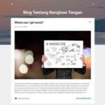 Basic structure of a blog template