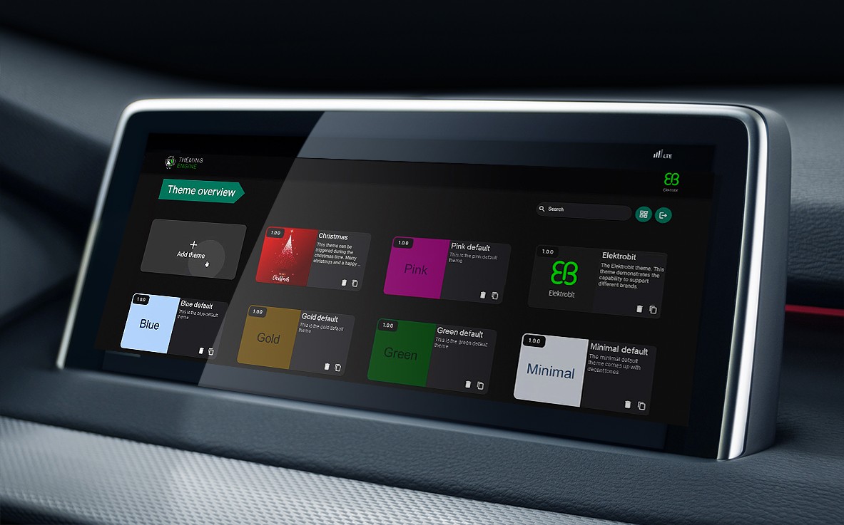 Car customization concept with digital design