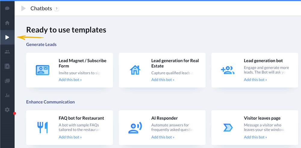 Tidio Customization Tab
