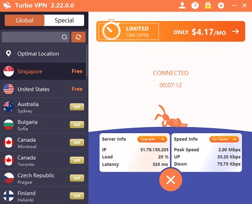 Tor Browser interface showing onion routing