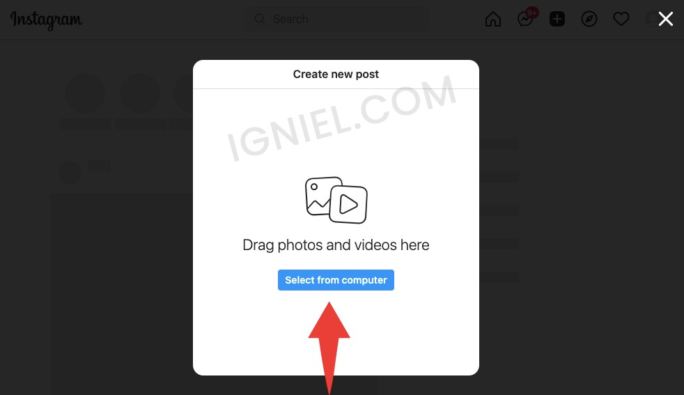 Cara Upload Foto Ke Instagram dari PC