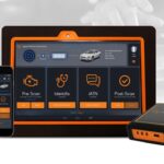 Car Diagnostic Tool Connecting to OBD II Port